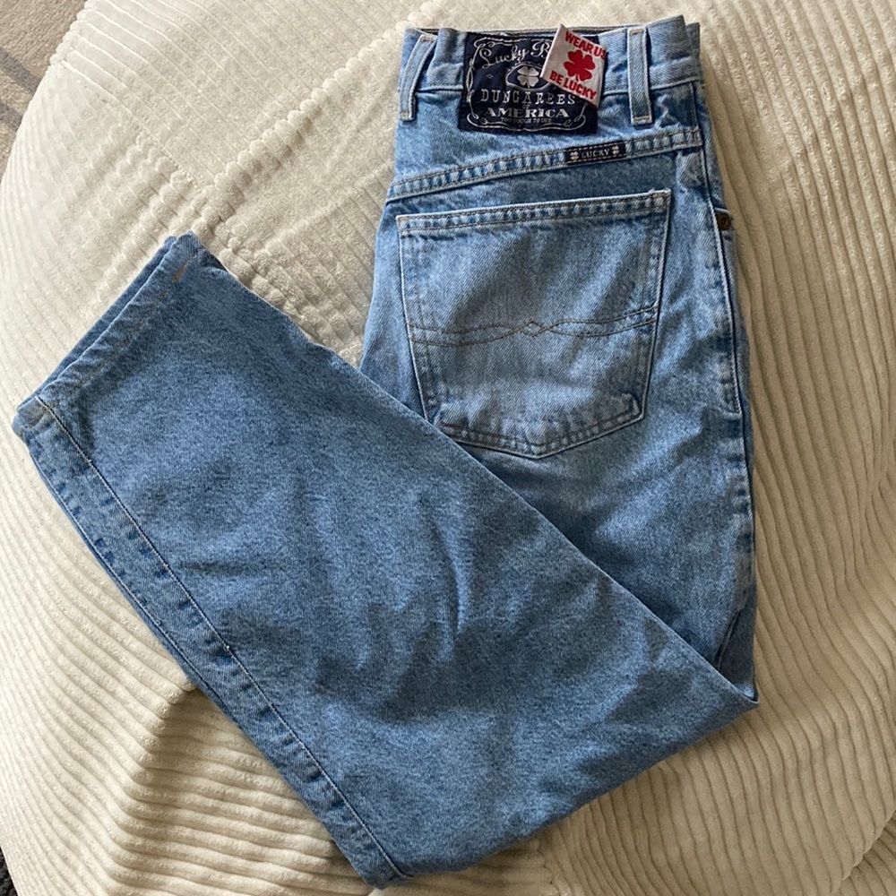 Lucky brand relaxed dungarees